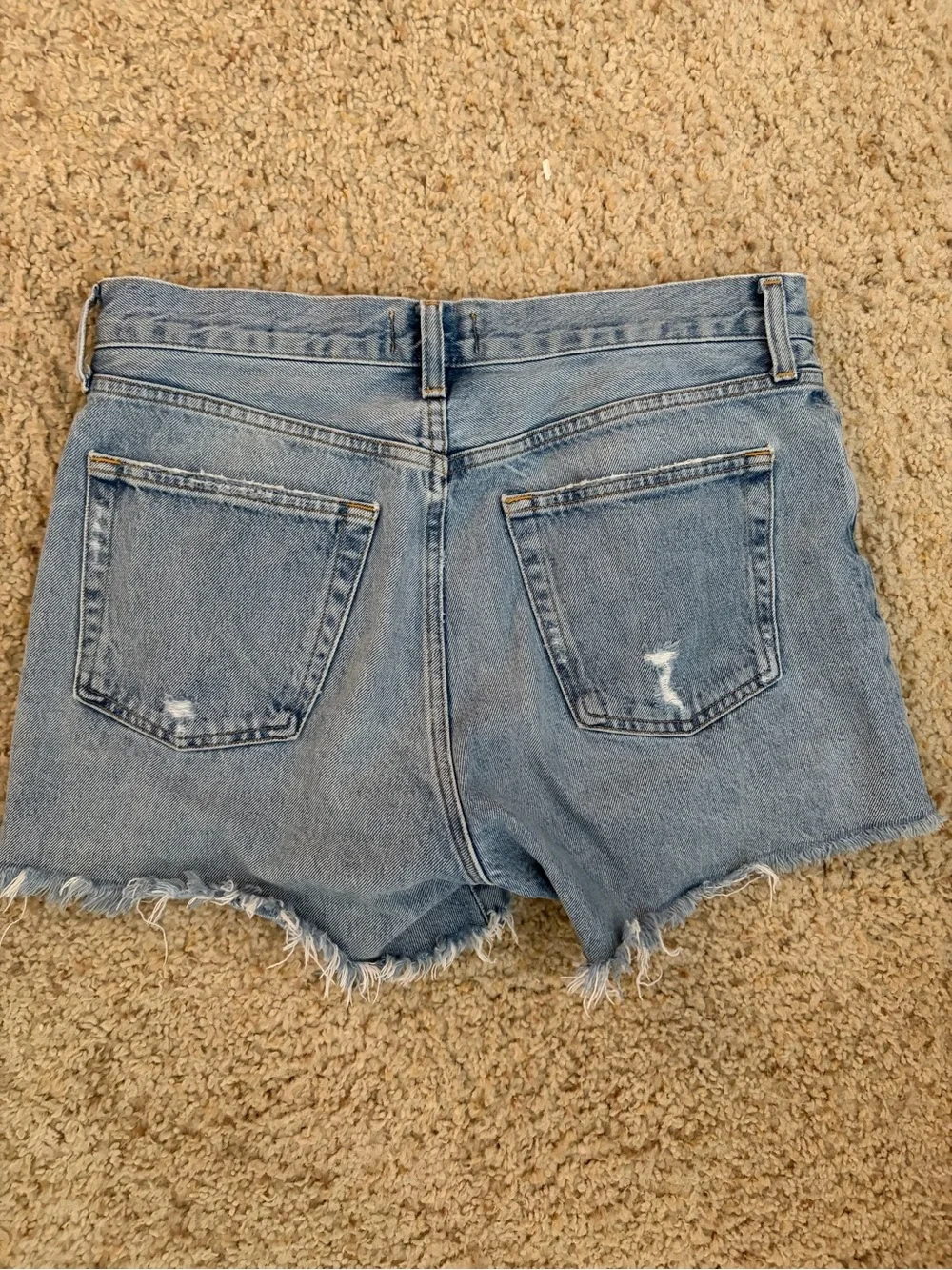 AGOLDE Parker Long Denim Shorts - Size 27